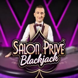 Blackjack Salon Privé online game logo by Ezugi on bitkingzz.de