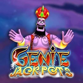 Genie Jackpots online game logo by Blueprint Gaming on bitkingzz.de