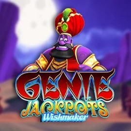 Genie Jackpots Wishmaker game by Blueprint Gaming – logo hosted on Bitkingz Casino