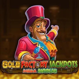 Enjoy Gold Factory Jackpots Mega Moolah by Aurum Signature Studios – logo hosted on bitkingzz.de
