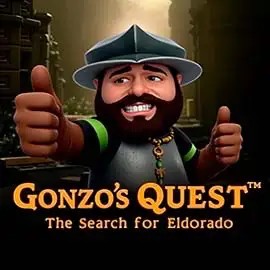 Gonzo's Quest slot logo by NetEnt at Bitkingz CasinoGonzo's Quest