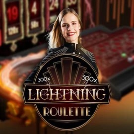 Lightning Roulette slot visual from Evolution available on bitkingzz.de