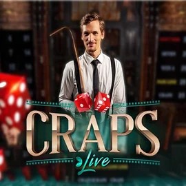 Live Craps slot visual from Evolution available on bitkingzz.de