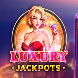 Luxury Jackpots logo by Triple Cherry at Bitkingz Casino
