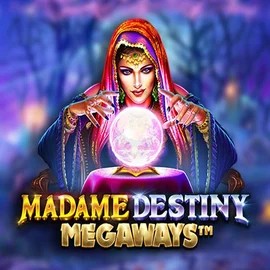 Madame Destiny Megaways logo by Pragmatic Play at Bitkingz Casino