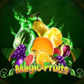 Magic Fruits Deluxe slot logo by Wazdan at Bitkingz CasinoMagic Fruits Deluxe