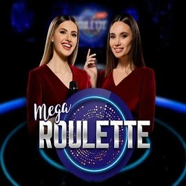 Mega Roulette online game logo by Pragmatic Play on bitkingzz.de