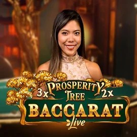 Prosperity Tree Baccarat logo – Live Casino by Evolution at Bitkingz Casino