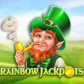 Rainbow Jackpots slot icon by Red Tiger Gaming, available at Bitkingz Casino