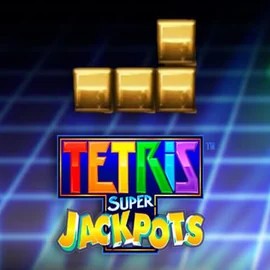 Tetris Super Jackpots by WMS, showcased at bitkingzz.de – game logo